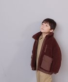 【ローリーズファーム/LOWRYS FARM / KIDS】のエアサーマルボアブルゾン 人気、トレンドファッション・服の通販 founy(ファニー) ファッション Fashion キッズファッション Fashion for Kids アウトドア Outdoor Clothing ジャケット Jacket, Outerwear スタンド Stand Collar, Upright Stand ダウン Down, Puffer ブルゾン Blouson, Bomber Jacket ポケット Pocket, Pocket Detail thumbnail ブラウン|ID: prp329100004738347 ipo3291000000034490596