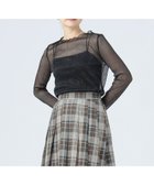 【ビームス ハート/BEAMS HEART】の【秋まで使える】シャイニー シアー プルオーバー 25AW カットソー 長袖 レイヤード 人気、トレンドファッション・服の通販 founy(ファニー) ファッション Fashion レディースファッション Fashion for Women トップス・カットソー Cut & Sew Tops カジュアルプルオーバー・ニットトップス Pullovers & Knit Tops / Casual Pullovers カットソー・ベーシックTシャツ Cut-and-Sewn Tops / Stretch Tees & Basics 2025年 2025 2025-2026秋冬・A/W Autumn/Winter 2025–26 AW25–26 おすすめ Recommended / Our Picks カットソー Cut and Sewn Top シアー Sheer, See-Through シャイニー Shiny, Glossy Finish シンプル Simple, Minimal ジャケット Jacket, Outerwear ストレート Straight, Straight Cut バランス Balance, Style Balance プリーツ Pleats, Pleated 秋 Autumn 長袖 Long Sleeve, Full Sleeve thumbnail BLACK|ID: prp329100004738352 ipo3291000000034297668