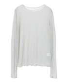 【ビームス ハート/BEAMS HEART】の【秋まで使える】シャイニー シアー プルオーバー 25AW カットソー 長袖 レイヤード 人気、トレンドファッション・服の通販 founy(ファニー) ファッション Fashion レディースファッション Fashion for Women トップス・カットソー Cut & Sew Tops カジュアルプルオーバー・ニットトップス Pullovers & Knit Tops / Casual Pullovers カットソー・ベーシックTシャツ Cut-and-Sewn Tops / Stretch Tees & Basics 2025年 2025 2025-2026秋冬・A/W Autumn/Winter 2025–26 AW25–26 おすすめ Recommended / Our Picks カットソー Cut and Sewn Top シアー Sheer, See-Through シャイニー Shiny, Glossy Finish シンプル Simple, Minimal ジャケット Jacket, Outerwear ストレート Straight, Straight Cut バランス Balance, Style Balance プリーツ Pleats, Pleated 秋 Autumn 長袖 Long Sleeve, Full Sleeve thumbnail SILVER|ID: prp329100004738352 ipo3291000000034297669
