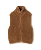 【トゥモローランド/TOMORROWLAND】のムートン ジップアップベスト 45 キャメル|ID: prp329100004738354 ipo3291000000034471513