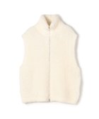 【トゥモローランド/TOMORROWLAND】のムートン ジップアップベスト 11 ホワイト|ID: prp329100004738354 ipo3291000000034471514