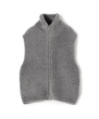 【トゥモローランド/TOMORROWLAND】のムートン ジップアップベスト 15 グレー|ID: prp329100004738354 ipo3291000000034471515