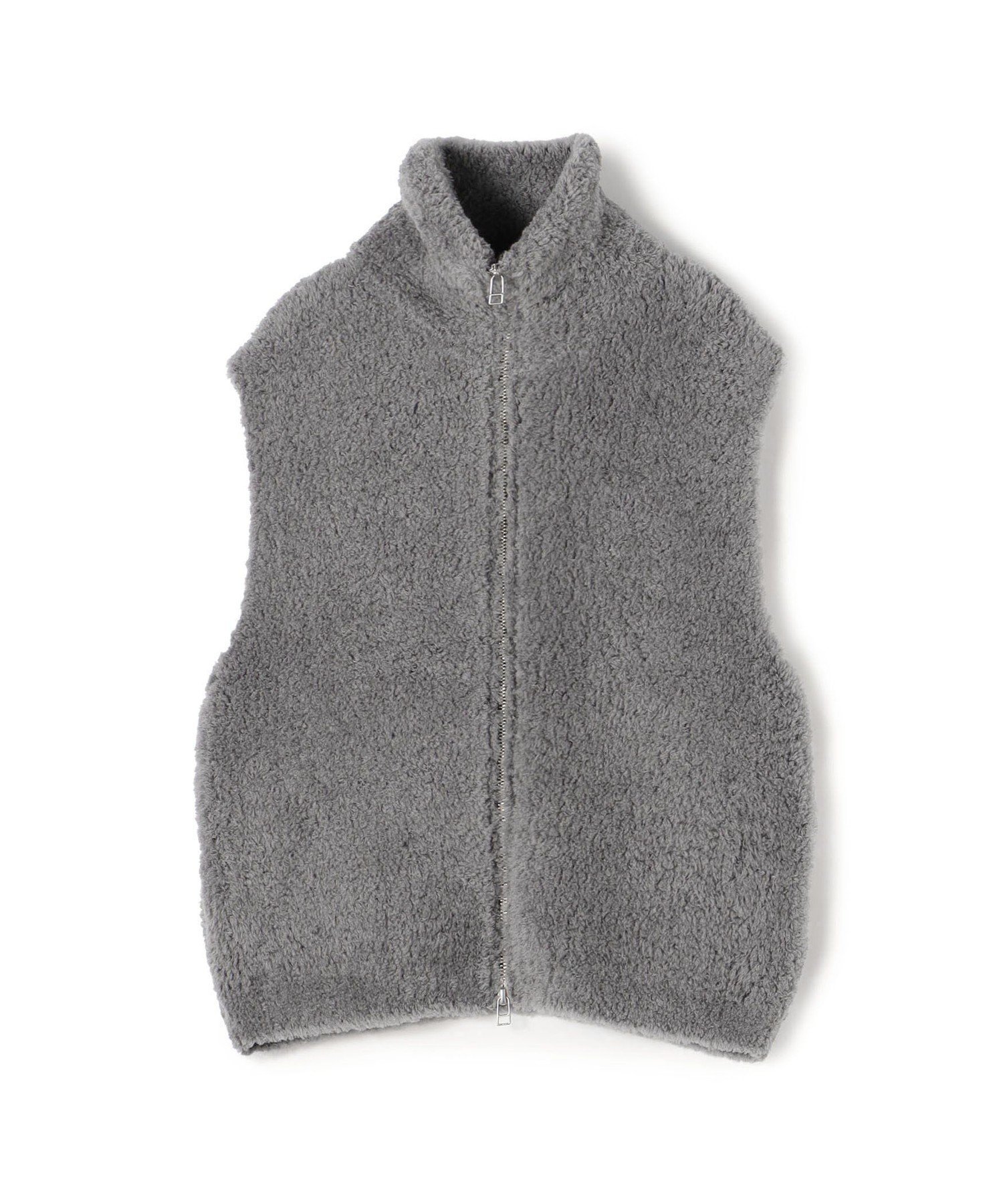 【トゥモローランド/TOMORROWLAND】のムートン ジップアップベスト インテリア・キッズ・メンズ・レディースファッション・服の通販 founy(ファニー) 　ファッション　Fashion　レディースファッション　Fashion for Women　アウター　Coat / Outerwear Collection　トップス・カットソー　Cut & Sew Tops　ベスト&ジレ / 重ね着スタイル　Vests & Gilets　2024年　2024　2024-2025秋冬・A/W　Autumn/Winter 2024–25 AW24–25　おすすめ　Recommended / Our Picks　ジップアップ　Zip-Up, Full Zip　トレンド　Trend, Trending Now　バランス　Balance, Style Balance　ベスト　Vest, Waistcoat　ムートン　Shearling, Mouton　今季　This Season, Current Season　15 グレー|ID: prp329100004738354 ipo3291000000034471515