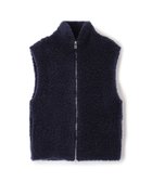 【トゥモローランド/TOMORROWLAND】のムートン ジップアップベスト 69 ネイビー|ID: prp329100004738354 ipo3291000000034471517