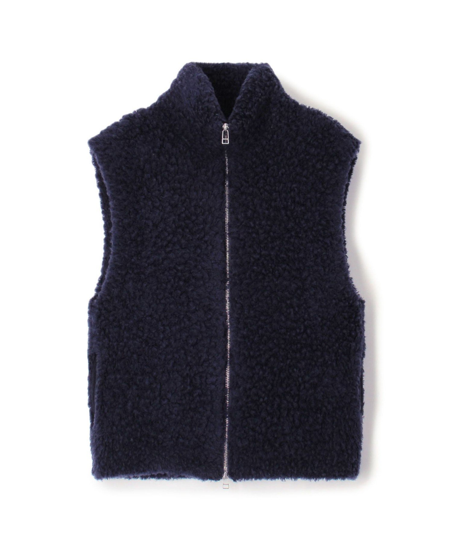 【トゥモローランド/TOMORROWLAND】のムートン ジップアップベスト インテリア・キッズ・メンズ・レディースファッション・服の通販 founy(ファニー) 　ファッション　Fashion　レディースファッション　Fashion for Women　アウター　Coat / Outerwear Collection　トップス・カットソー　Cut & Sew Tops　ベスト&ジレ / 重ね着スタイル　Vests & Gilets　2024年　2024　2024-2025秋冬・A/W　Autumn/Winter 2024–25 AW24–25　おすすめ　Recommended / Our Picks　ジップアップ　Zip-Up, Full Zip　トレンド　Trend, Trending Now　バランス　Balance, Style Balance　ベスト　Vest, Waistcoat　ムートン　Shearling, Mouton　今季　This Season, Current Season　69 ネイビー|ID: prp329100004738354 ipo3291000000034471517