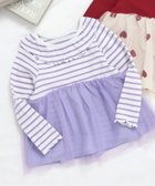 【エフオー オンラインストア/F.O.Online Store / KIDS】のWEB限定 衿フリルチュールドッキングトップス ボーダー柄|ID: prp329100004738371 ipo3291000000034226194