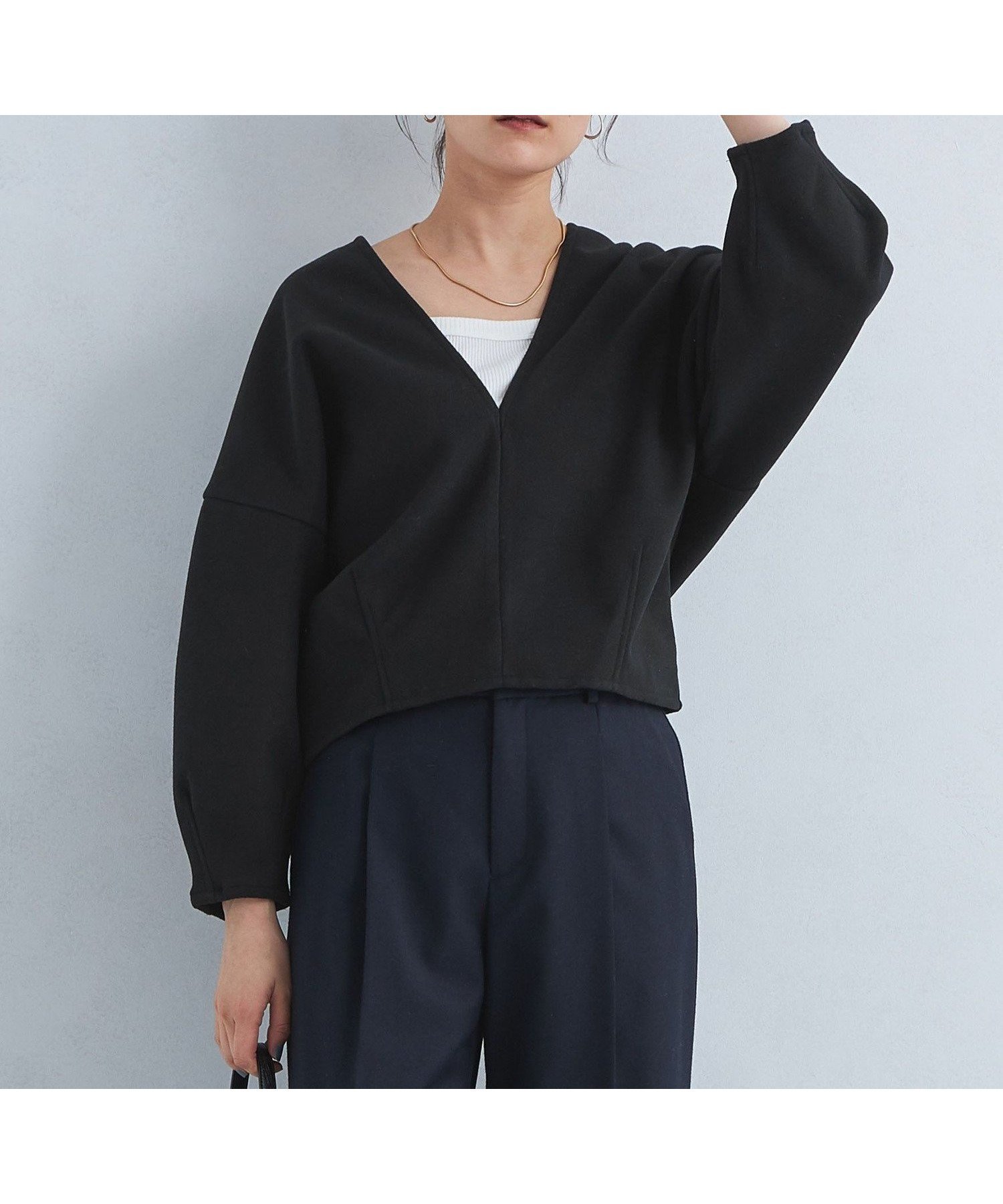 【ユナイテッドアローズ/UNITED ARROWS】のフルイドジャージー ドルマン プルオーバー カットソー インテリア・キッズ・メンズ・レディースファッション・服の通販 founy(ファニー) 　ファッション　Fashion　レディースファッション　Fashion for Women　トップス・カットソー　Cut & Sew Tops　カジュアルプルオーバー・ニットトップス　Pullovers & Knit Tops / Casual Pullovers　カットソー・ベーシックTシャツ　Cut-and-Sewn Tops / Stretch Tees & Basics　秋　Autumn　カットソー　Cut and Sewn Top　カーディガン　Cardigan, Knitwear　フォルム　Silhouette, Form　アウトレット　Outlet / Clearance　おすすめ　Recommended / Our Picks　ビジネス 仕事 通勤　Business / Work / Commuting　BLACK|ID: prp329100004738383 ipo3291000000034226276