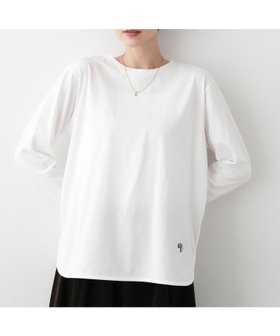 【デッサン/Dessin】の【選べる首元デザイン/洗える】クルーネックロングTシャツ 人気、トレンドファッション・服の通販 founy(ファニー) ファッション Fashion レディースファッション Fashion for Women トップス・カットソー Cut & Sew Tops シャツ・ブラウス・オフィスカジュアル Elegant Blouses & Button-Ups ロングTシャツ・Tシャツ Longline T-Shirts & Tees インナー Innerwear カーディガン Cardigan, Knitwear スマート Smart, Elegant デニム Denim, Jeans Material ベスト Vest, Waistcoat ワンポイント One Point, Statement Accent 洗える Machine Washable A/W・秋冬 Autumn/Winter |ID:prp329100004738391