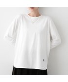 【デッサン/Dessin】の【選べる首元デザイン/洗える】クルーネックロングTシャツ 人気、トレンドファッション・服の通販 founy(ファニー) ファッション Fashion レディースファッション Fashion for Women トップス・カットソー Cut & Sew Tops シャツ・ブラウス・オフィスカジュアル Elegant Blouses & Button-Ups ロングTシャツ・Tシャツ Longline T-Shirts & Tees インナー Innerwear カーディガン Cardigan, Knitwear スマート Smart, Elegant デニム Denim, Jeans Material ベスト Vest, Waistcoat ワンポイント One Point, Statement Accent 洗える Machine Washable A/W・秋冬 Autumn/Winter thumbnail ホワイト|ID: prp329100004738391 ipo3291000000034226318
