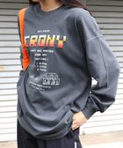 【アンドミー/andme】のCRONY ロゴ プリント 長袖 Tシャツ ANME アンメ ブラックピグメント【B】|ID: prp329100004738393 ipo3291000000034226344