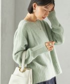 【シップス フォー ウィメン/SHIPS】の【一部WEB限定】 手洗い可能 フォックス クルーネック ニット プルオーバー 人気、トレンドファッション・服の通販 founy(ファニー) ファッション Fashion レディースファッション Fashion for Women トップス・カットソー Cut & Sew Tops ニット Knit Tops & Sweaters カジュアルプルオーバー・ニットトップス Pullovers & Knit Tops / Casual Pullovers コンパクト Compact, Small Size シンプル Simple, Minimal フォックス Fox, Fox Fur ボトム Bottoms, Lower Wear ポケット Pocket, Pocket Detail ワイド Wide, Wide Fit エレガント 上品 Elegant 2025年 2025 2025-2026秋冬・A/W Autumn/Winter 2025–26 AW25–26 thumbnail ライトグリーン|ID: prp329100004738394 ipo3291000000034882491