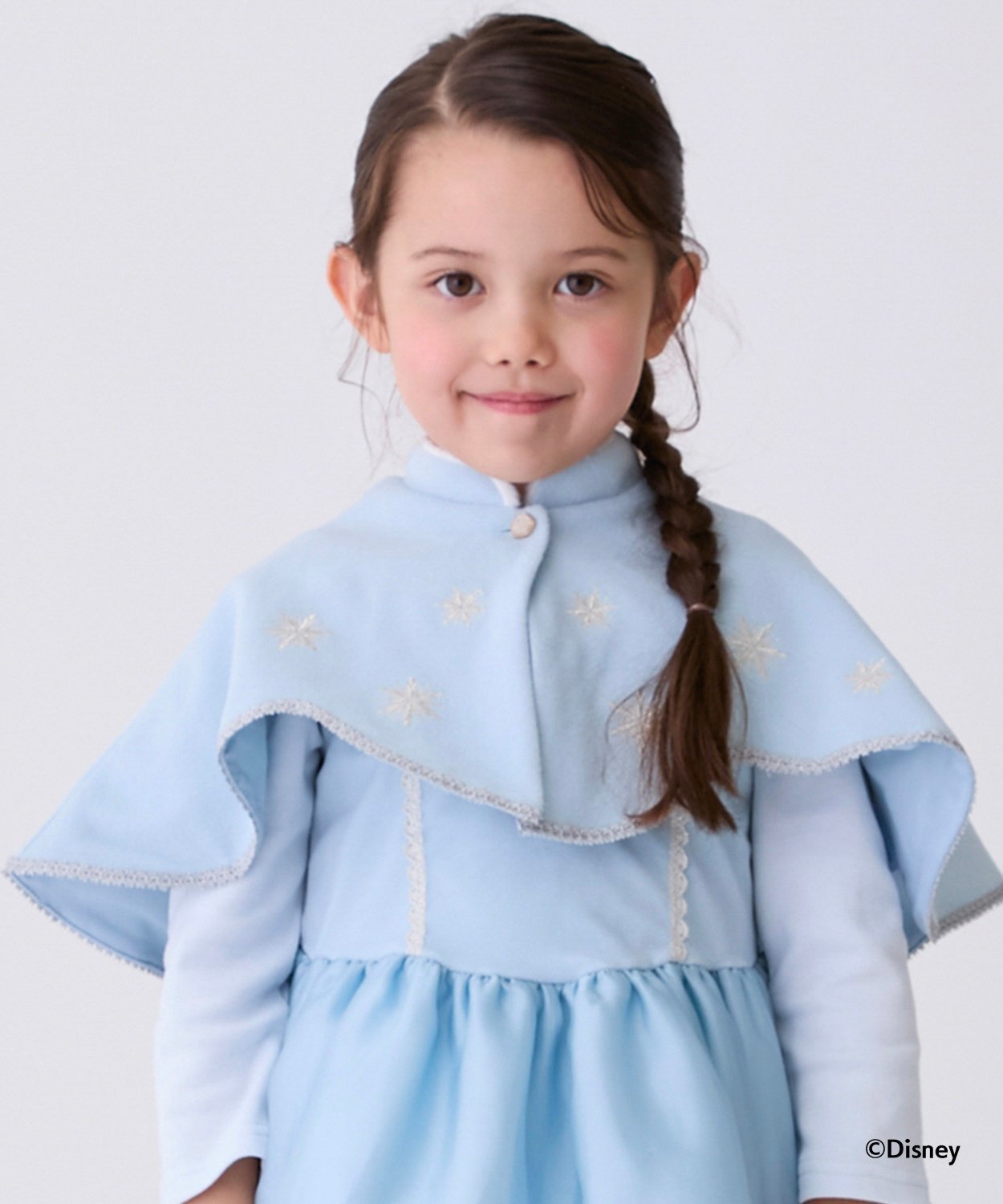 【ナルミヤ オンライン/NARUMIYA ONELINE / KIDS】の【Disney】なりきりケープ インテリア・キッズ・メンズ・レディースファッション・服の通販 founy(ファニー) 　ファッション　Fashion　キッズファッション　Fashion for Kids　キャラクター　Character, Licensed Characters　レース　Lace, Lace Fabric　ライト ブルー|ID: prp329100004738399 ipo3291000000034226385