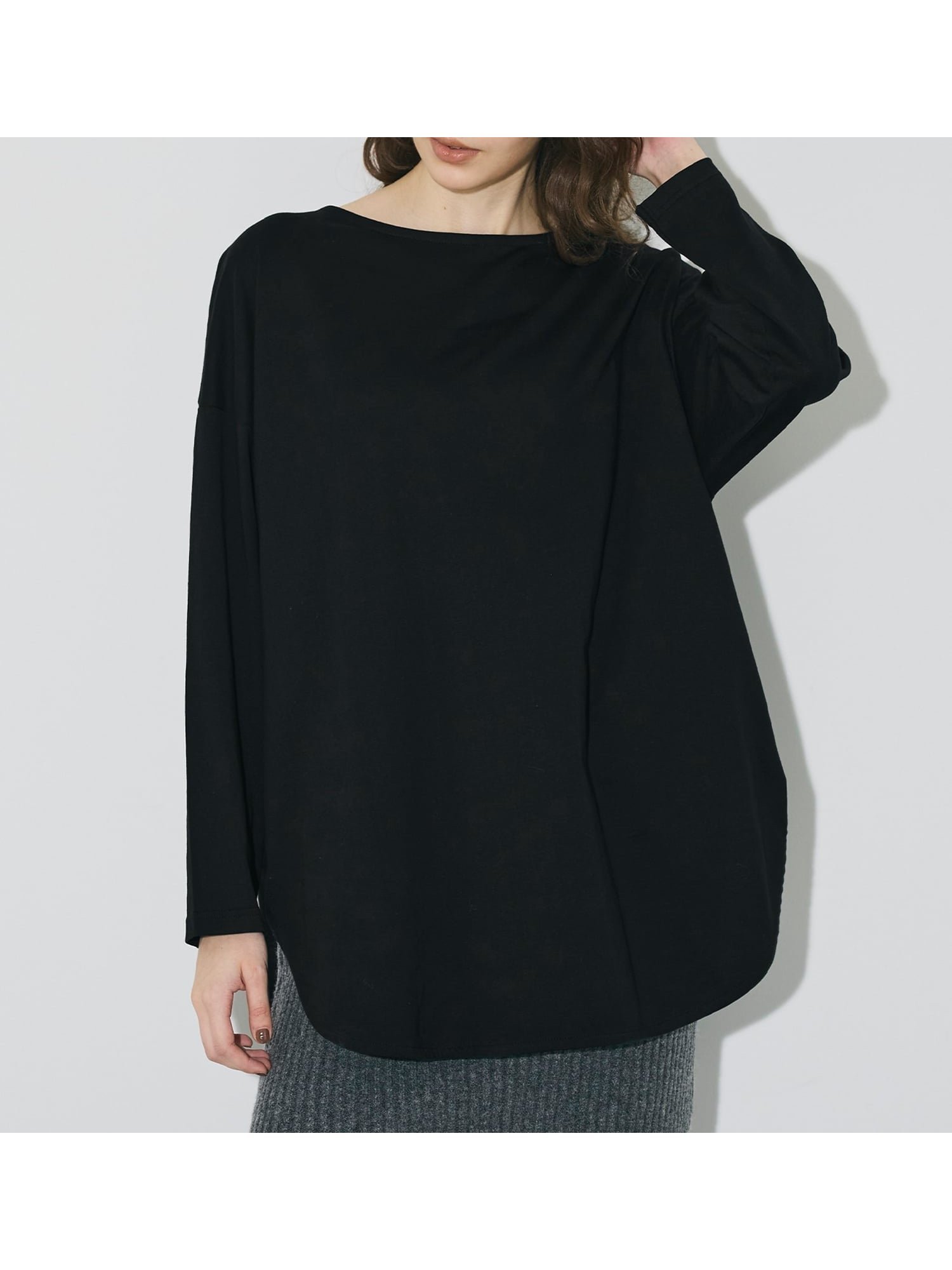 【コカ/COCA】のレギュラーオンスコットンサイドスリットビッグTシャツ インテリア・キッズ・メンズ・レディースファッション・服の通販 founy(ファニー) ファッション Fashion レディースファッション Fashion for Women トップス・カットソー Cut & Sew Tops シャツ・ブラウス・オフィスカジュアル Elegant Blouses & Button-Ups ロングTシャツ・Tシャツ Longline T-Shirts & Tees 2025年 2025 2025-2026秋冬・A/W Autumn/Winter 2025–26 AW25–26 シンプル Simple, Minimal スリット Slit, Slit Detail ポケット Pocket, Pocket Detail 半袖 Short Sleeve, Half Sleeve 無地 Plain, Solid Color Black|ID: prp329100004738413 ipo3291000000034226464