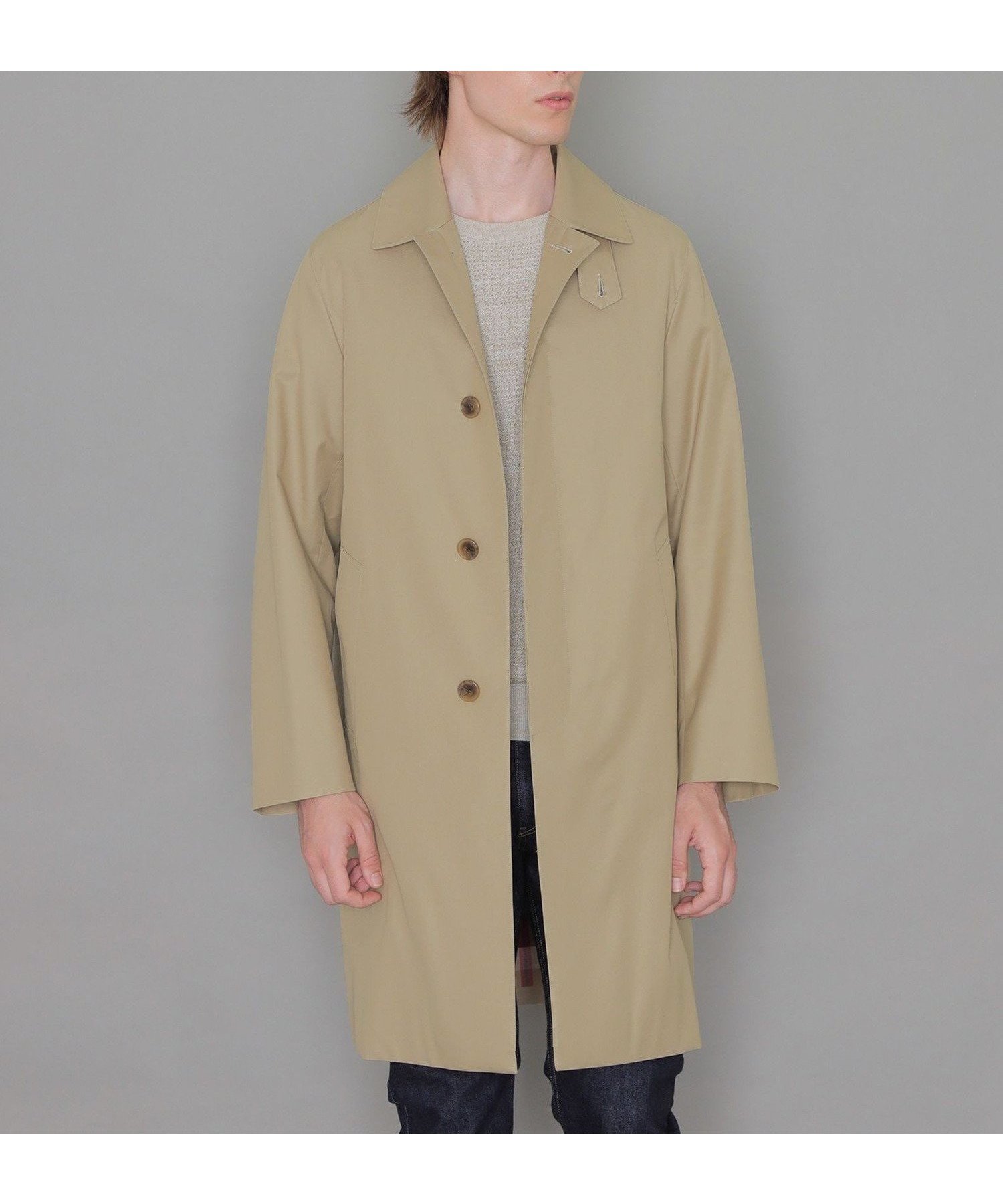 【マッキントッシュ ロンドン/MACKINTOSH LONDON / MEN】の【LEON掲載】【DUNFORD】ギャバジンステンカラーコート インテリア・キッズ・メンズ・レディースファッション・服の通販 founy(ファニー) 　ファッション　Fashion　メンズファッション　Fashion for Men　シンプル　Simple, Minimal　パターン　Pattern, Design Print　フィット　Fit, Slim Fit　フロント　Front, Front Design　冬　Winter / This Winter　春　Spring　秋　Autumn　雑誌　Magazine, Fashion Magazine　ベージュ|ID: prp329100004738429 ipo3291000000034612570