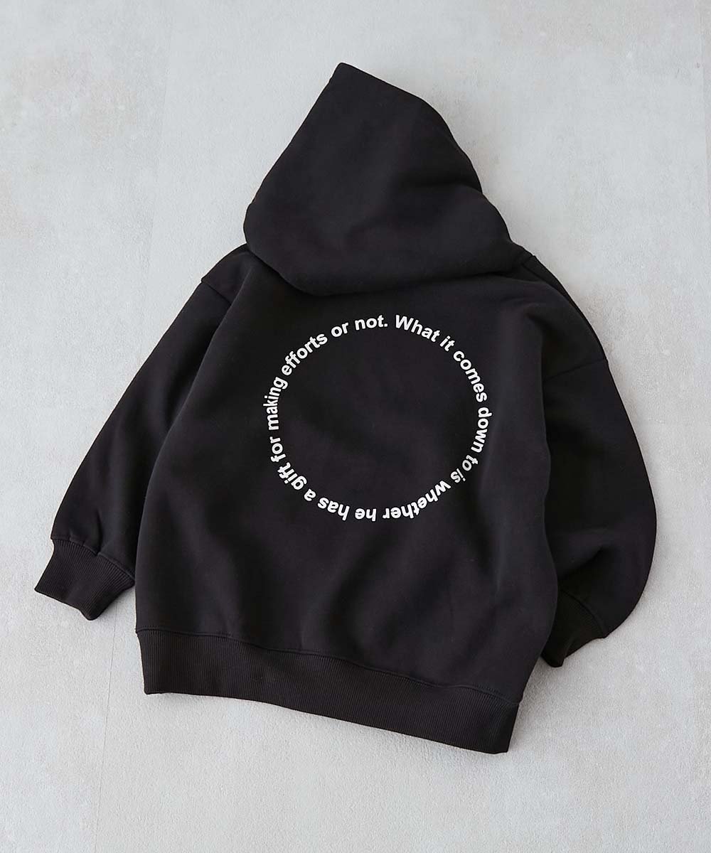 【デビロック/devirock / KIDS】のデビラボ プリント裏起毛プルパーカー プルパーカー パーカー トップス 25AW インテリア・キッズ・メンズ・レディースファッション・服の通販 founy(ファニー) 　ファッション　Fashion　キッズファッション　Fashion for Kids　トップス・カットソー　Cut & Sew Tops　トレンド　Trend, Trending Now　パーカー　Hoodie, Parka　プリント　Print, Printed Pattern　おすすめ　Recommended / Our Picks　2025年　2025　2025-2026秋冬・A/W　Autumn/Winter 2025–26 AW25–26　010-サークル-ブラック|ID: prp329100004738434 ipo3291000000034900643