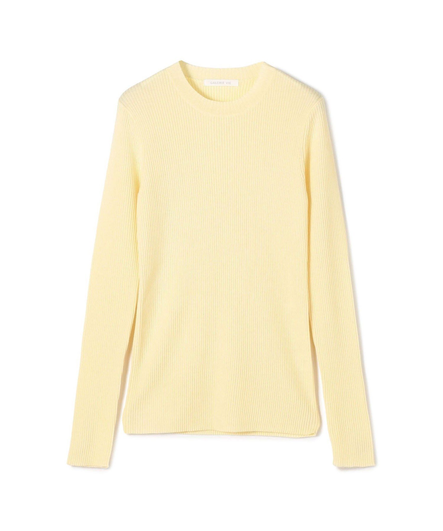 【トゥモローランド/TOMORROWLAND】のプルミエールウールリブ クルーネックプルオーバー インテリア・キッズ・メンズ・レディースファッション・服の通販 founy(ファニー) ファッション Fashion レディースファッション Fashion for Women トップス・カットソー Cut & Sew Tops カジュアルプルオーバー・ニットトップス Pullovers & Knit Tops / Casual Pullovers インナー Innerwear コンパクト Compact, Small Size フィット Fit, Slim Fit ベーシック Basic, Essential 定番 Standard, Basic Item 21 ライトイエロー|ID: prp329100004738447 ipo3291000000034882519