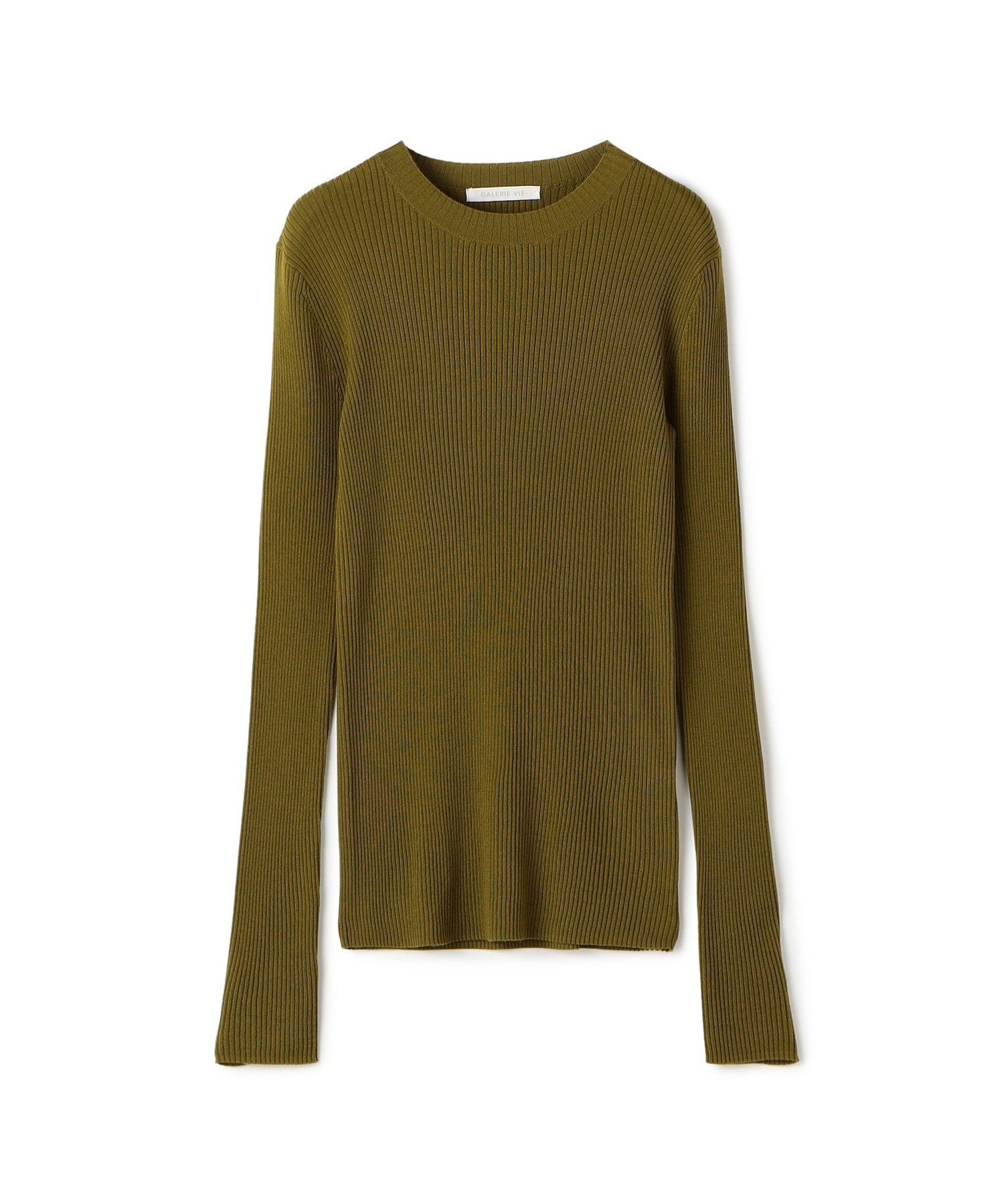 【トゥモローランド/TOMORROWLAND】のプルミエールウールリブ クルーネックプルオーバー インテリア・キッズ・メンズ・レディースファッション・服の通販 founy(ファニー) ファッション Fashion レディースファッション Fashion for Women トップス・カットソー Cut & Sew Tops カジュアルプルオーバー・ニットトップス Pullovers & Knit Tops / Casual Pullovers インナー Innerwear コンパクト Compact, Small Size フィット Fit, Slim Fit ベーシック Basic, Essential 定番 Standard, Basic Item 55 グリーン|ID: prp329100004738447 ipo3291000000034882524