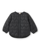 【ナルミヤ オンライン/NARUMIYA ONELINE / KIDS】の【リンク】ハートキルティングジャケット(キッズサイズ) 人気、トレンドファッション・服の通販 founy(ファニー) ファッション Fashion キッズファッション Fashion for Kids キルティング Quilted, Quilting ジャケット Jacket, Outerwear ポケット Pocket, Pocket Detail thumbnail 黒|ID: prp329100004738456 ipo3291000000034226770