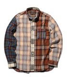 【ビームス/BEAMS / MEN】のフランネルチェック パネル ボタンダウンシャツ 人気、トレンドファッション・服の通販 founy(ファニー) ファッション Fashion メンズファッション Fashion for Men スタンダード Standard, Basic チェック Check, Plaid, Tartan 定番 Standard, Basic Item バランス Balance, Style Balance パターン Pattern, Design Print ベーシック Basic, Essential ポケット Pocket, Pocket Detail A/W・秋冬 Autumn/Winter thumbnail BROWN|ID: prp329100004738487 ipo3291000000034351925
