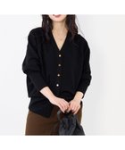【マイカ ディール/MICA & DEAL】のVネックスムースカーディガン アンサンブル対応 人気、トレンドファッション・服の通販 founy(ファニー) ファッション Fashion レディースファッション Fashion for Women トップス・カットソー Cut & Sew Tops カーディガン・羽織り Layered Style Cardigans アンサンブルニット Knit Ensembles & Twin Sets Vネックトップス V-Neck Tops / V-Cut Neckline Shirts おすすめ Recommended / Our Picks アンサンブル Ensemble Set カーディガン Cardigan, Knitwear スリット Slit, Slit Detail タートルネック Turtleneck, High Neck エレガント 上品 Elegant thumbnail BLACK|ID: prp329100004738496 ipo3291000000034626169