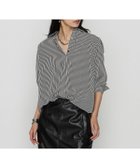 【コムサ/COMME CA】のパウダーデシン/デシンストライプ シャツ 人気、トレンドファッション・服の通販 founy(ファニー) ファッション Fashion レディースファッション Fashion for Women トップス・カットソー Cut & Sew Tops シャツ・ブラウス・オフィスカジュアル Elegant Blouses & Button-Ups インナー Innerwear ジャケット Jacket, Outerwear ストライプ Stripe, Striped Pattern パウダー Powder, Soft Tone プリント Print, Printed Pattern ベーシック Basic, Essential 人気 Popular, Best Seller 定番 Standard, Basic Item 無地 Plain, Solid Color thumbnail 05:シロ×クロストライプ|ID: prp329100004738499 ipo3291000000034227032