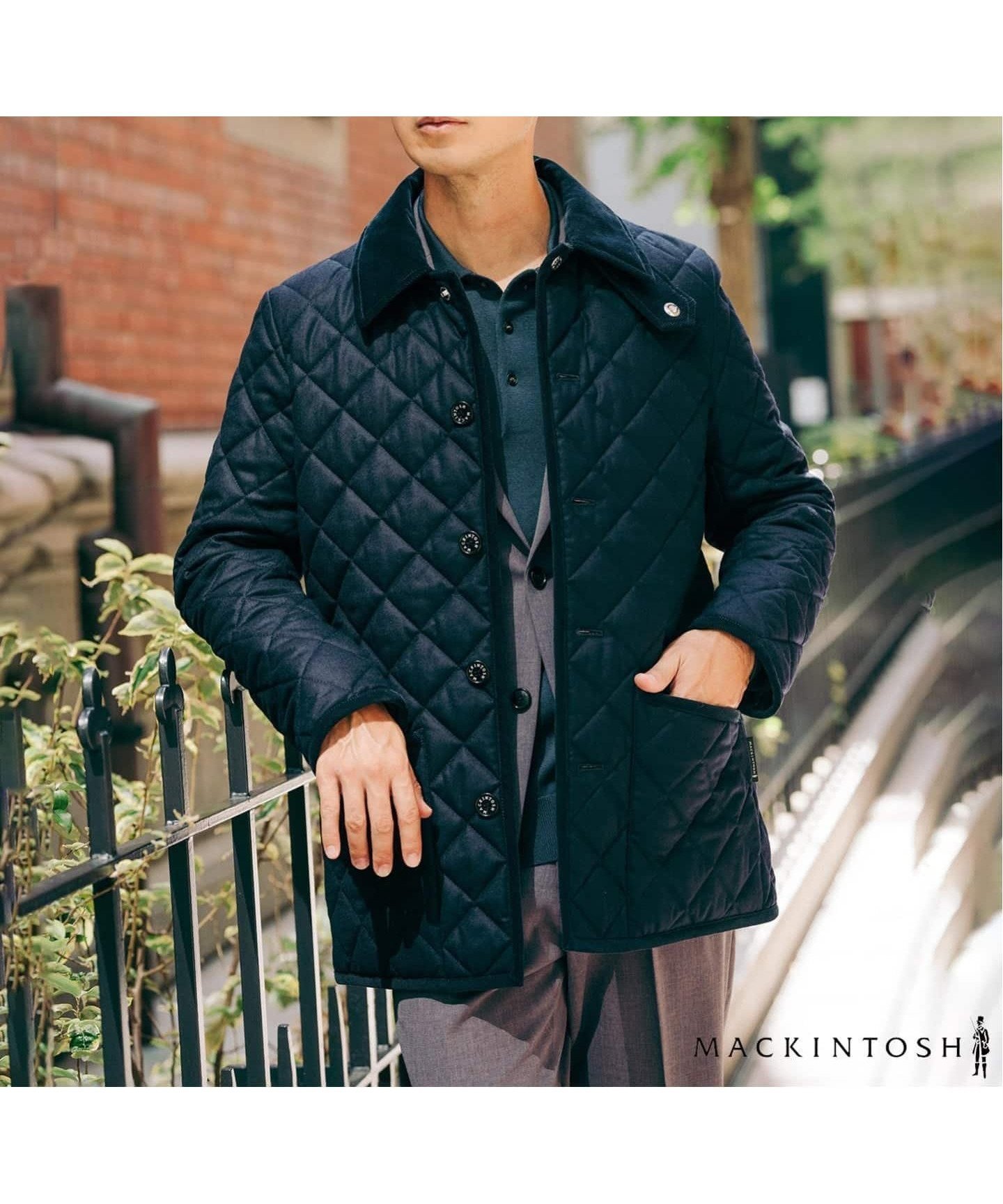 【エディフィス/EDIFICE / MEN】のMACKINTOSH(マッキントッシュ) 別注 WAVERLY/ウェーヴァリー ウール インテリア・キッズ・メンズ・レディースファッション・服の通販 founy(ファニー)  ファッション Fashion メンズファッション Fashion for Men エレガント 上品 Elegant キルティング Quilted, Quilting クラシック Classic, Timeless Style ジャケット Jacket, Outerwear スマート Smart, Elegant ファブリック Fabric, Textile フィット Fit, Slim Fit 別注 Limited Edition, Custom Order メタル Metal, Metal Parts ラグジュアリー Luxury, Elegant ネイビー|ID: prp329100004738505 ipo3291000000034352050
