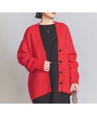 【ユナイテッドアローズ/UNITED ARROWS】のVネック シャギーニット カーディガン RED|ID: prp329100004738601 ipo3291000000034227537