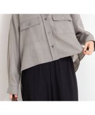 【ノーリーズ/NOLLEY'S】のウォッシャブルウール混ビエラショートシャツ 人気、トレンドファッション・服の通販 founy(ファニー) ファッション Fashion レディースファッション Fashion for Women トップス・カットソー Cut & Sew Tops シャツ・ブラウス・オフィスカジュアル Elegant Blouses & Button-Ups 2025年 2025 2025-2026秋冬・A/W Autumn/Winter 2025–26 AW25–26 おすすめ Recommended / Our Picks ショート Short, Short Length ポケット Pocket, Pocket Detail thumbnail ライトグレー|ID: prp329100004738604 ipo3291000000034918704