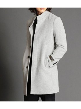 【ニコル/NICOLE / MEN】の【ex/tra】カシミヤ混ビーバー スタンドカラーコート 人気、トレンドファッション・服の通販 founy(ファニー) ファッション Fashion メンズファッション Fashion for Men シンプル Simple, Minimal スタイリッシュ Stylish, Fashionable スタンド Stand Collar, Upright Stand スマート Smart, Elegant スーツ Suit, Formalwear ビジネス 仕事 通勤 Business / Work / Commuting ポケット Pocket, Pocket Detail ワイヤー Wire, Wired Bra エレガント 上品 Elegant |ID:prp329100004738608