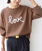 【シップス フォー ウィメン/SHIPS】の【WEB限定】 手洗い可能 ファンシー コード 刺繍 ダンボール カットソー ブラウン|ID: prp329100004738614 ipo3291000000034227585