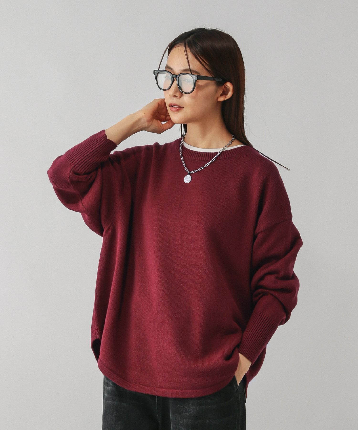 【グローバルワーク/GLOBAL WORK】の毛玉になりにくいドルマン/494139 インテリア・キッズ・メンズ・レディースファッション・服の通販 founy(ファニー) ファッション Fashion レディースファッション Fashion for Women ショート Short, Short Length ラウンド Round, Round Neck レギュラー Regular, Standard Fit ワイド Wide, Wide Fit ボルドー38|ID: prp329100004738675 ipo3291000000034780174