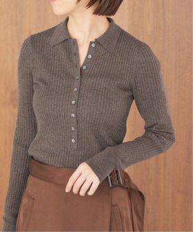 【イエナ/IENA】 イタリア ヤーン RIB 襟プルオーバー人気、トレンドファッション・服の通販 founy(ファニー) ファッション Fashion レディースファッション Fashion for Women トップス・カットソー Cut & Sew Tops カジュアルプルオーバー・ニットトップス Pullovers & Knit Tops / Casual Pullovers 2025年 2025 2025-2026秋冬・A/W Autumn/Winter 2025–26 AW25–26 イタリア Italy カーディガン Cardigan, Knitwear フィット Fit, Slim Fit ベーシック Basic, Essential ボトム Bottoms, Lower Wear エレガント 上品 Elegant |ID:prp329100004738696