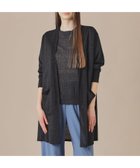 【マッキントッシュ ロンドン/MACKINTOSH LONDON】のシャイニーリネンニットカーディガン ブラック|ID: prp329100004738699 ipo3291000000034228039