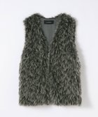 【ジーナシス/JEANASiS】のMIXカラーファーベスト グレー|ID: prp329100004738724 ipo3291000000034497222