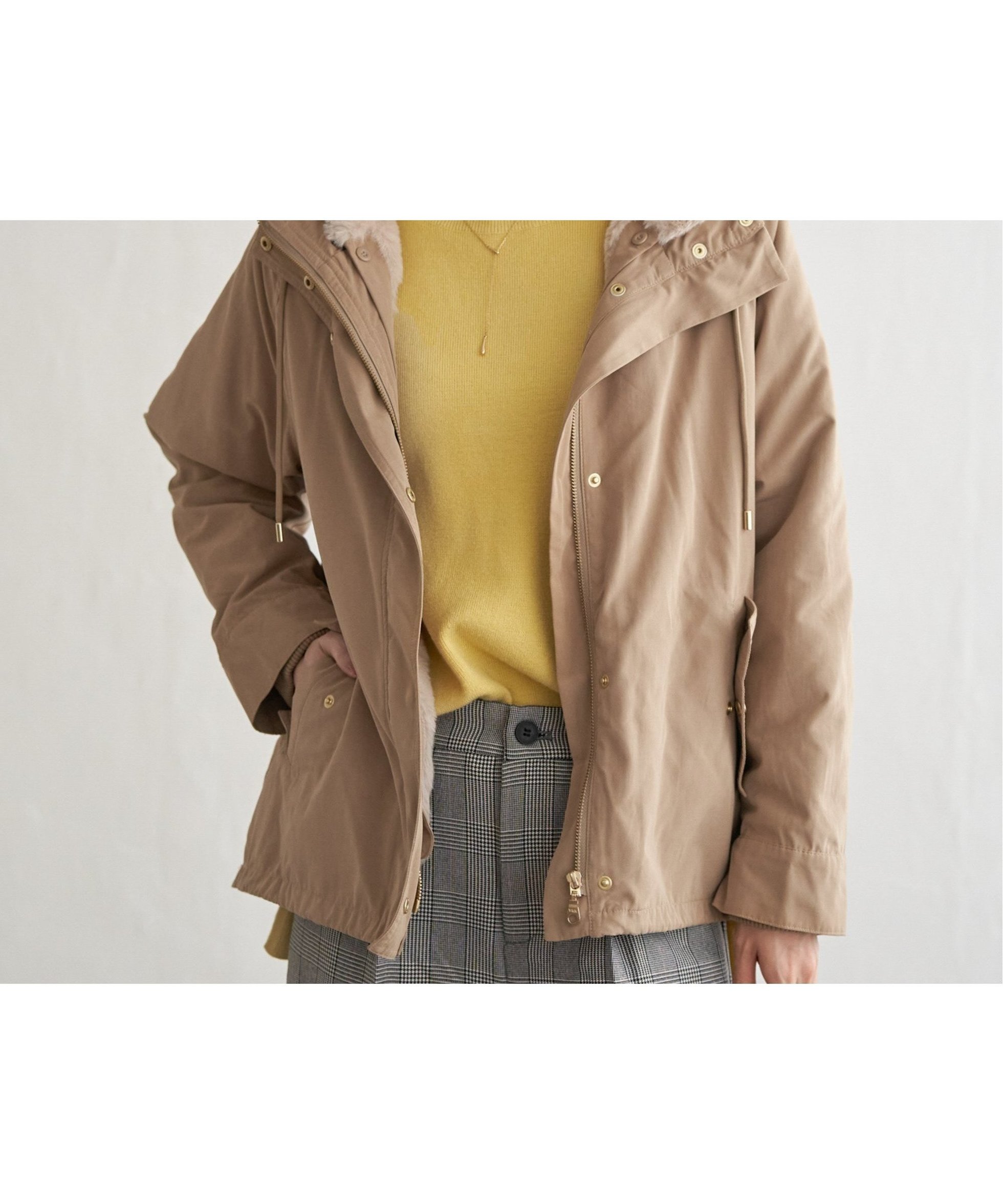 【イッカ/ikka】のボアライナー3WAYマンパー 人気、トレンドファッション・服の通販 founy(ファニー) 　ファッション　Fashion　レディースファッション　Fashion for Women　春　Spring　秋　Autumn　タフタ　Taffeta, Structured Fabric　デニム　Denim, Jeans Material　定番　Standard, Basic Item　パーカー　Hoodie, Parka　ピーチ　Peach, Soft Touch　フェイクファー　Faux Fur, Imitation Fur　フォルム　Silhouette, Form　ボトム　Bottoms, Lower Wear　ライナー　Liner, Inner Layer　ワイド　Wide, Wide Fit　冬　Winter / This Winter　おすすめ　Recommended / Our Picks　 other-1|ID: prp329100004738782 ipo3291000000034723615