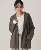 【エルーラ/Elura】のサマ見えリラクシージャケット≪イージーケア≫/593183 人気、トレンドファッション・服の通販 founy(ファニー) ファッション Fashion レディースファッション Fashion for Women アウター Coat / Outerwear Collection レディースジャケット・軽アウター Jackets カットソー Cut and Sewn Top ストレッチ Stretch, Stretchy Fabric スニーカー Sneakers, Trainers セットアップ Set-Up, Coordinated Outfit デニム Denim, Jeans Material ボトム Bottoms, Lower Wear リラックス Relax, Relaxed Fit エレガント 上品 Elegant 洗える Machine Washable 羽織 Haori, Light Jacket thumbnail ダークブラウン58|ID: prp329100004738795 ipo3291000000034328890