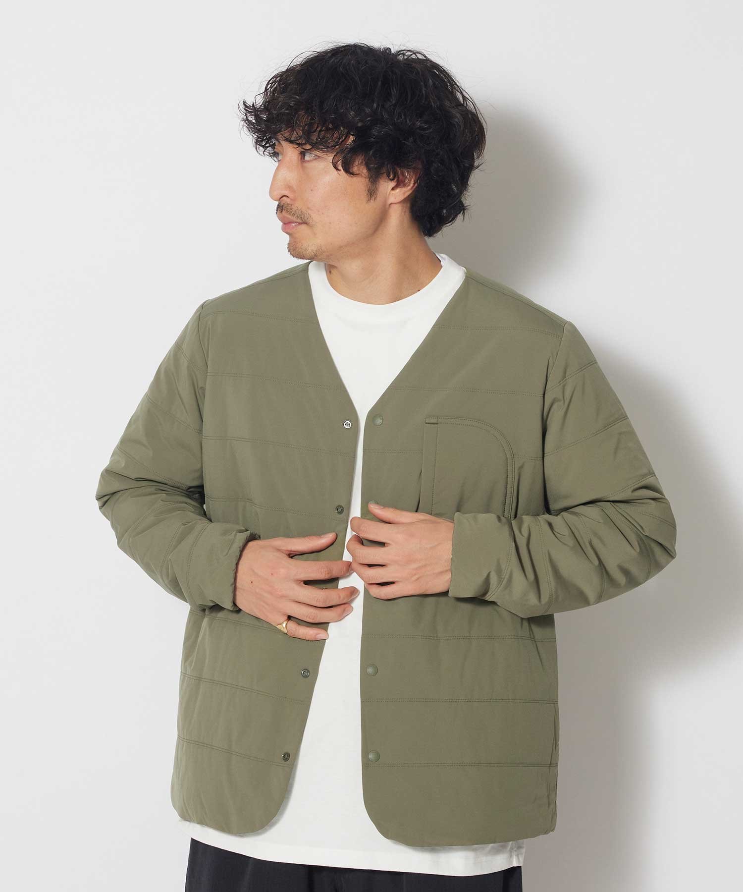 【スノーピーク/SNOW PEAK】のFlexible Insulated Cardigan インテリア・キッズ・メンズ・レディースファッション・服の通販 founy(ファニー) 　ファッション　Fashion　レディースファッション　Fashion for Women　トップス・カットソー　Cut & Sew Tops　カーディガン・羽織り　Layered Style Cardigans　アクリル　Acrylic Material　カーディガン　Cardigan, Knitwear　コーティング　Coating, Coated Finish　スタンダード　Standard, Basic　ストレッチ　Stretch, Stretchy Fabric　定番　Standard, Basic Item　ベーシック　Basic, Essential　ポケット　Pocket, Pocket Detail　A/W・秋冬　Autumn/Winter　2023年　2023　2023-2024秋冬・A/W　Autumn/Winter 2023–24 AW23–24　Olive|ID: prp329100004738808 ipo3291000000034228612