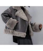 【ハレ/HARE】のフェイクムートンショートジャケット 人気、トレンドファッション・服の通販 founy(ファニー) ファッション Fashion レディースファッション Fashion for Women アウター Coat / Outerwear Collection レディースジャケット・軽アウター Jackets アクセサリー Fashion Accessories ウェーブ Wavy Pattern クール Cool, Chic ジーンズ Jeans, Denim Pants スカーフ Scarf, Neckwear スタンド Stand Collar, Upright Stand ストレート Straight, Straight Cut タートルネック Turtleneck, High Neck フェイクファー Faux Fur, Imitation Fur フェミニン Feminine, Girly 防寒 Cold Protection, Winter-Ready マフラー Scarf, Muffler リボン Ribbon, Bow リラックス Relax, Relaxed Fit レース Lace, Lace Fabric thumbnail グレー16|ID: prp329100004738814 ipo3291000000034790088