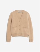 【メゾン キツネ/MAISON KITSUNE】のMaison Kitsune/BABY FOX LAMBSWOOL BOXY CARDIGAN 人気、トレンドファッション・服の通販 founy(ファニー) ファッション Fashion レディースファッション Fashion for Women トップス・カットソー Cut & Sew Tops カーディガン・羽織り Layered Style Cardigans 冬 Winter / This Winter カーディガン Cardigan, Knitwear パッチ Patch, Appliqué フォックス Fox, Fox Fur フレンチ French, French Style フロント Front, Front Design ポケット Pocket, Pocket Detail エレガント 上品 Elegant 無地 Plain, Solid Color A/W・秋冬 Autumn/Winter 長袖 Long Sleeve, Full Sleeve thumbnail ROAST|ID: prp329100004738847 ipo3291000000034581694