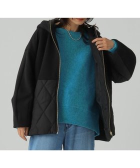 【エルーラ/Elura】のWEB限定 ダンボールキルトフードブルゾン/571744 人気、トレンドファッション・服の通販 founy(ファニー) ファッション Fashion レディースファッション Fashion for Women アウター Coat / Outerwear Collection ブルゾンジャケット・スポーティアウター Blouson Jackets ショート Short, Short Length スニーカー Sneakers, Trainers タイトスカート Pencil Skirt, Tight Skirt デニム Denim, Jeans Material バランス Balance, Style Balance フレア Flare, Flared ブルゾン Blouson, Bomber Jacket ボトム Bottoms, Lower Wear エレガント 上品 Elegant 切替 Switching, Contrast Panel A/W・秋冬 Autumn/Winter |ID:prp329100004738854