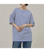 【カレンソロジー/Curensology】のRC ボーダープルオーバー 人気、トレンドファッション・服の通販 founy(ファニー) ファッション Fashion レディースファッション Fashion for Women トップス・カットソー Cut & Sew Tops カジュアルプルオーバー・ニットトップス Pullovers & Knit Tops / Casual Pullovers エレガント 上品 Elegant カットソー Cut and Sewn Top キャラクター Character, Licensed Characters デニム Denim, Jeans Material プリント Print, Printed Pattern ベーシック Basic, Essential ボーダー Border, Stripe ミリタリー Military, Army Style ワーク Workwear, Utility Style thumbnail ブルー86|ID: prp329100004739051 ipo3291000000035124259