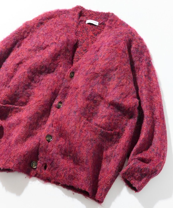 【フリークスストア/FREAK'S STORE】のシャギーニット リラックスカーディガン 25AW インテリア・キッズ・メンズ・レディースファッション・服の通販 founy(ファニー) 　ファッション　Fashion　レディースファッション　Fashion for Women　トップス・カットソー　Cut & Sew Tops　ニット　Knit Tops & Sweaters　カーディガン・羽織り　Layered Style Cardigans　2025年　2025　2025-2026秋冬・A/W　Autumn/Winter 2025–26 AW25–26　冬　Winter / This Winter　おすすめ　Recommended / Our Picks　インナー　Innerwear　カーディガン　Cardigan, Knitwear　スラックス　Slacks, Dress Pants　ダウン　Down, Puffer　デニム　Denim, Jeans Material　リラックス　Relax, Relaxed Fit　ロング　Long, Long-Length　ワイド　Wide, Wide Fit　エレガント 上品　Elegant　秋　Autumn　A/W・秋冬　Autumn/Winter　レッド|ID: prp329100004739070 ipo3291000000034831454