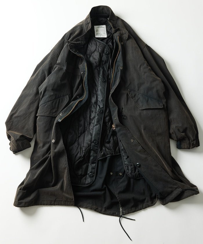 【フリークスストア/FREAK'S STORE】のM65 LINER SET/モッズコート 25AW インテリア・キッズ・メンズ・レディースファッション・服の通販 founy(ファニー) ファッション Fashion メンズファッション Fashion for Men キルト Quilt, Quilted Fabric スウェット / スエット Sweatshirt, Sweatwear ドッキング Docking, Mixed Material ドローコード Drawcord, Drawstring Cord 定番 Standard, Basic Item 防寒 Cold Protection, Winter-Ready モダン Modern, Contemporary モッズコート Mods Coat, Military Parka ライナー Liner, Inner Layer A/W・秋冬 Autumn/Winter 冬 Winter / This Winter おすすめ Recommended / Our Picks 2025年 2025 2025-2026秋冬・A/W Autumn/Winter 2025–26 AW25–26 ブラック|ID: prp329100004739112 ipo3291000000034449289