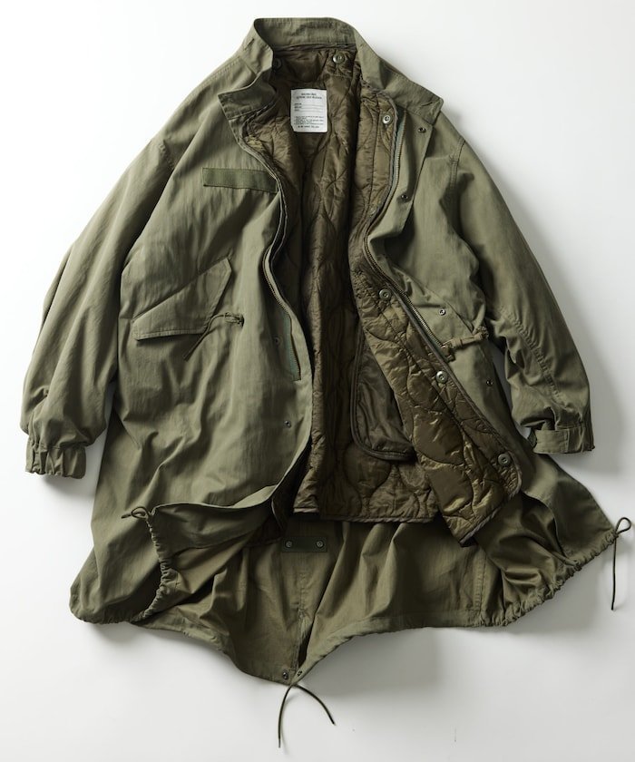 【フリークスストア/FREAK'S STORE】のM65 LINER SET/モッズコート 25AW インテリア・キッズ・メンズ・レディースファッション・服の通販 founy(ファニー) ファッション Fashion メンズファッション Fashion for Men キルト Quilt, Quilted Fabric スウェット / スエット Sweatshirt, Sweatwear ドッキング Docking, Mixed Material ドローコード Drawcord, Drawstring Cord 定番 Standard, Basic Item 防寒 Cold Protection, Winter-Ready モダン Modern, Contemporary モッズコート Mods Coat, Military Parka ライナー Liner, Inner Layer A/W・秋冬 Autumn/Winter 冬 Winter / This Winter おすすめ Recommended / Our Picks 2025年 2025 2025-2026秋冬・A/W Autumn/Winter 2025–26 AW25–26 オリーブ|ID: prp329100004739112 ipo3291000000034449292