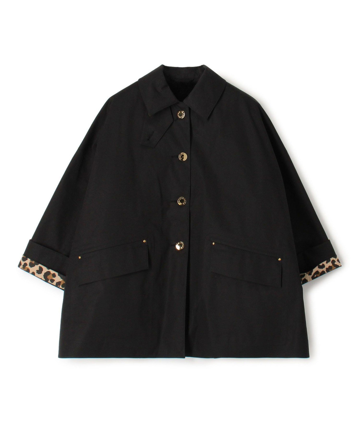 【トゥモローランド/TOMORROWLAND】の【別注】MACKINTOSH HUMBIE MIDI RAINTACK コート インテリア・キッズ・メンズ・レディースファッション・服の通販 founy(ファニー)  ファッション Fashion レディースファッション Fashion for Women アウター Coat / Outerwear Collection コート・ロングコート・ピーコート Long Coats, Peacoats & More ショルダー Shoulder, Shoulder Strap ドロップ Drop Shoulder, Dropped Style フォルム Silhouette, Form フラップ Flap, Flap Pocket ポケット Pocket, Pocket Detail モダン Modern, Contemporary レオパード Leopard, Animal Print ロンドン London Style, British Inspired 別注 Limited Edition, Custom Order 定番 Standard, Basic Item 18 ブラック系|ID: prp329100004739196 ipo3291000000034357802