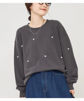 【コーエン/COEN】のハート刺繍裏毛スウェットプルオーバー 人気、トレンドファッション・服の通販 founy(ファニー) ファッション Fashion レディースファッション Fashion for Women トップス・カットソー Cut & Sew Tops レディースパーカー・カジュアルフーディー Casual Hoodies & Sweatshirts カジュアルプルオーバー・ニットトップス Pullovers & Knit Tops / Casual Pullovers スウェット・クルーネックトップス Sweatshirts & Crewnecks / Relaxed Fit Sweat Tops オレンジ Orange 人気 Popular, Best Seller プリント Print, Printed Pattern リラックス Relax, Relaxed Fit おすすめ Recommended / Our Picks エレガント 上品 Elegant |ID:prp329100004739207