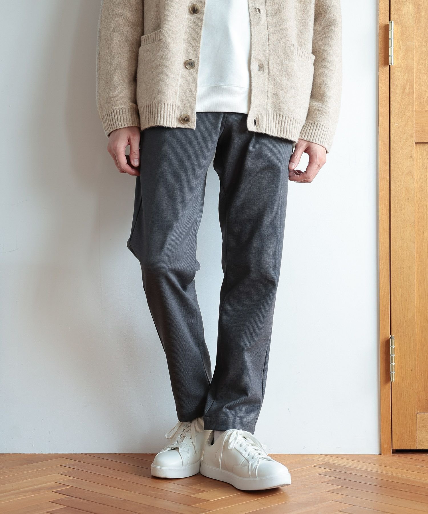 【グローバルワーク/GLOBAL WORK / MEN】のスマらくイージーパンツ+WARM/115927 インテリア・キッズ・メンズ・レディースファッション・服の通販 founy(ファニー)  ファッション Fashion メンズファッション Fashion for Men ボトムス Bottoms ウォーム Warm Fabric シンプル Simple, Minimal スタイリッシュ Stylish, Fashionable スマート Smart, Elegant スリム Slim, Slim Fit フラット Flat, Flat Shoes プリント Print, Printed Pattern ボトム Bottoms, Lower Wear おすすめ Recommended / Our Picks エレガント 上品 Elegant グレー16|ID: prp329100004739221 ipo3291000000034384147