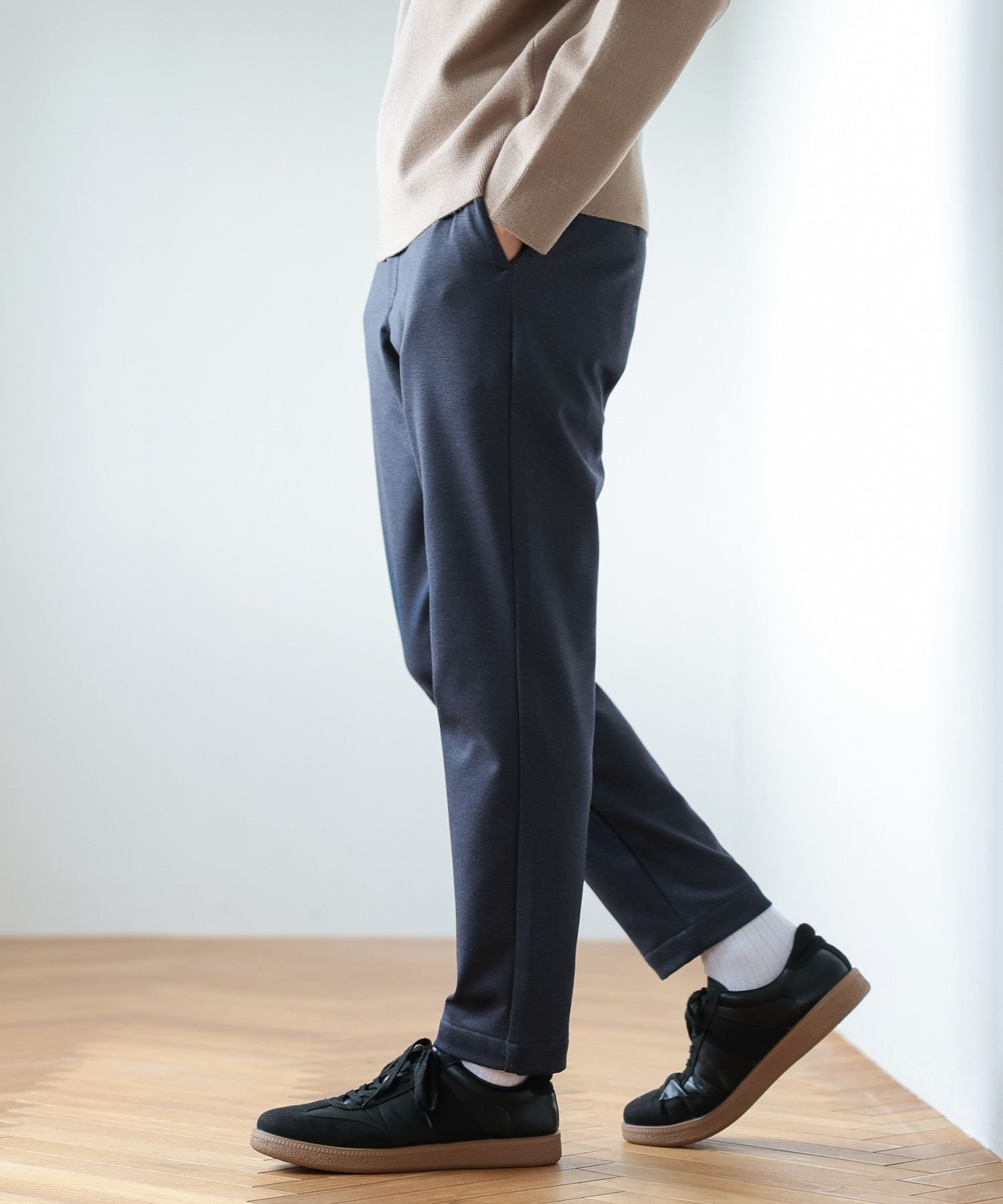 【グローバルワーク/GLOBAL WORK / MEN】のスマらくイージーパンツ+WARM/115927 インテリア・キッズ・メンズ・レディースファッション・服の通販 founy(ファニー)  ファッション Fashion メンズファッション Fashion for Men ボトムス Bottoms ウォーム Warm Fabric シンプル Simple, Minimal スタイリッシュ Stylish, Fashionable スマート Smart, Elegant スリム Slim, Slim Fit フラット Flat, Flat Shoes プリント Print, Printed Pattern ボトム Bottoms, Lower Wear おすすめ Recommended / Our Picks エレガント 上品 Elegant ネイビー88|ID: prp329100004739221 ipo3291000000034384149