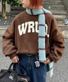 【チャオパニックティピー/CIAOPANIC TYPY】の【WEB限定】【UNISEX】WRUD.ビッグシルエット裏起毛ロゴスウェット 人気、トレンドファッション・服の通販 founy(ファニー) ファッション Fashion レディースファッション Fashion for Women トップス・カットソー Cut & Sew Tops レディースパーカー・カジュアルフーディー Casual Hoodies & Sweatshirts スウェット・クルーネックトップス Sweatshirts & Crewnecks / Relaxed Fit Sweat Tops スウェット / スエット Sweatshirt, Sweatwear スラックス Slacks, Dress Pants ハーフ Half, Half-Length ビッグ Big, Oversized フロント Front, Front Design ユニセックス Unisex, Genderless ロング Long, Long-Length ワイド Wide, Wide Fit おすすめ Recommended / Our Picks thumbnail ブラウン|ID: prp329100004739249 ipo3291000000035095375