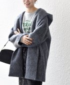 【シップス フォー ウィメン/SHIPS】のSHIPS any シャギー フーディー ガウン コート チャコールグレー|ID: prp329100004739276 ipo3291000000034789377